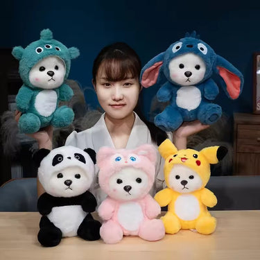 ADORABLE CARTOON BEAR PLUSH TOY - 28CM
